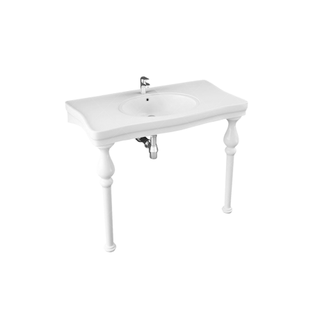 Раковина с 2-ножками RAK Ceramics DELUXE 101DC0101AWHA