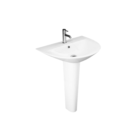 Раковина с пьедесталом RAK Ceramics MORNINGMORFP2400AWHA